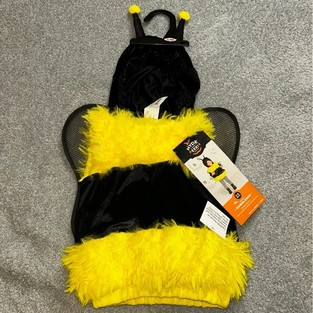 Buzzing Bee Kids Costume - Black and Yellow